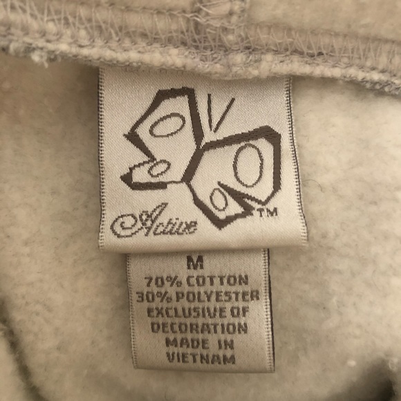 Fashion Bug Heather Grey Varsity Hoodie M - Picture 5 of 6